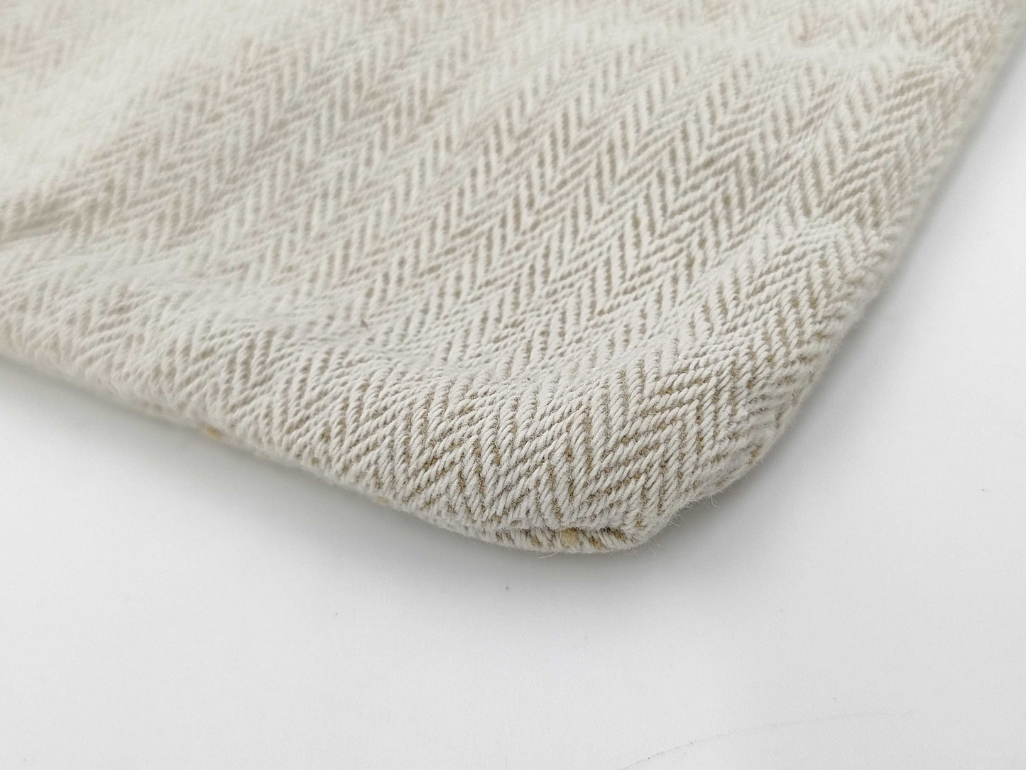 HERMES Aline Shoulder Bag Canvas Ivory