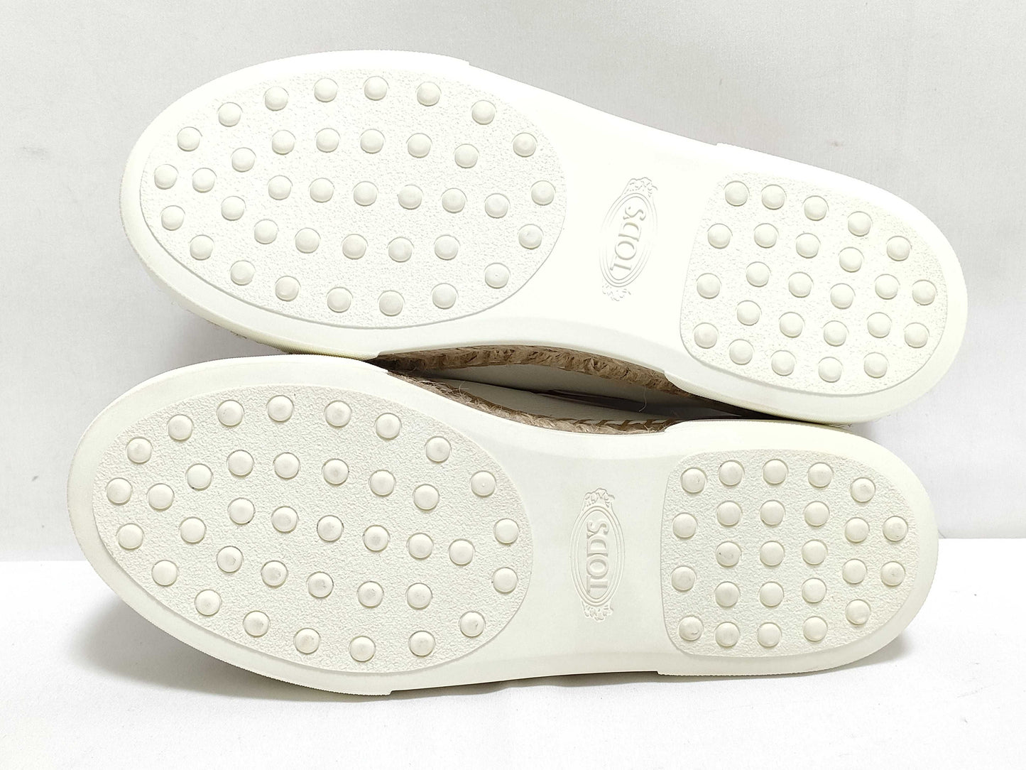 TODS Tassel Espadrille Leather Loafers Women's Size 34 1/2 Sneakers