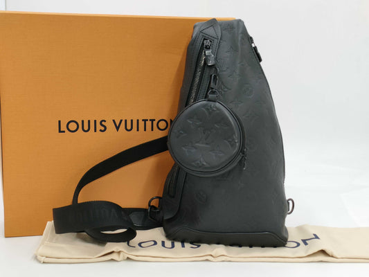 LOUIS VUITTON Duo Ring Monogram Empreinte Body Bag with Pouch M21890 Shoulder Bag