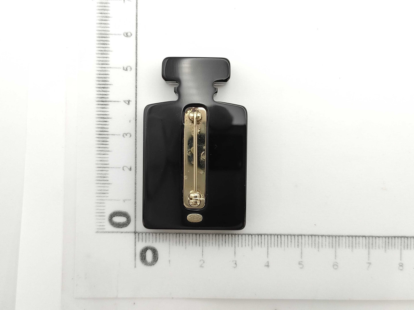 CHANEL No. 5 Perfume Bottle Brooch 17A Black Brooch