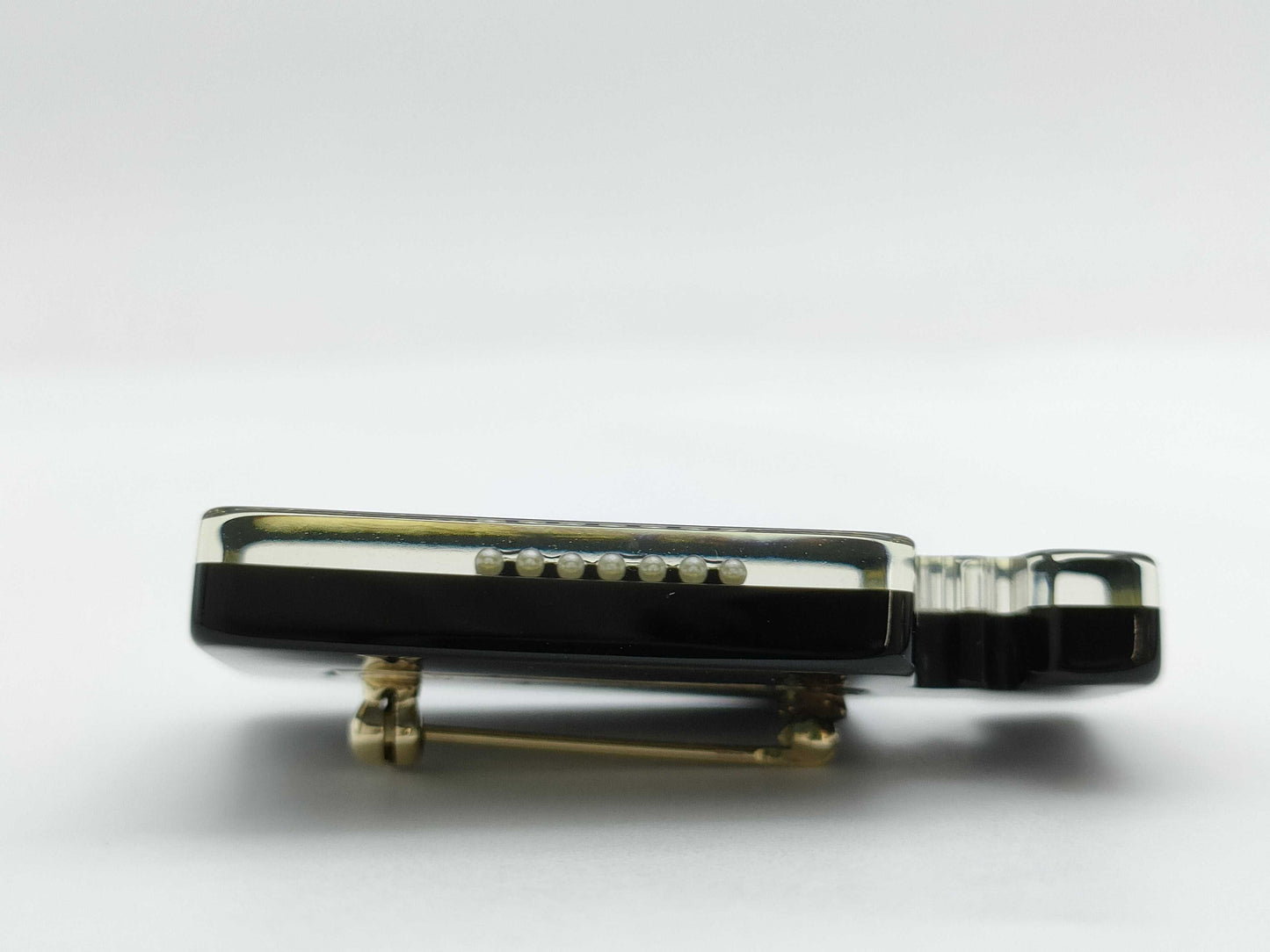 CHANEL No. 5 Perfume Bottle Brooch 17A Black Brooch