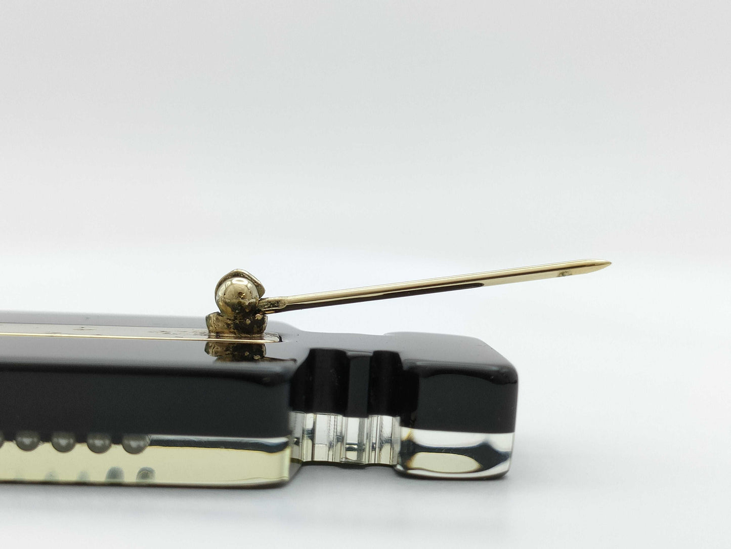 CHANEL No. 5 Perfume Bottle Brooch 17A Black Brooch