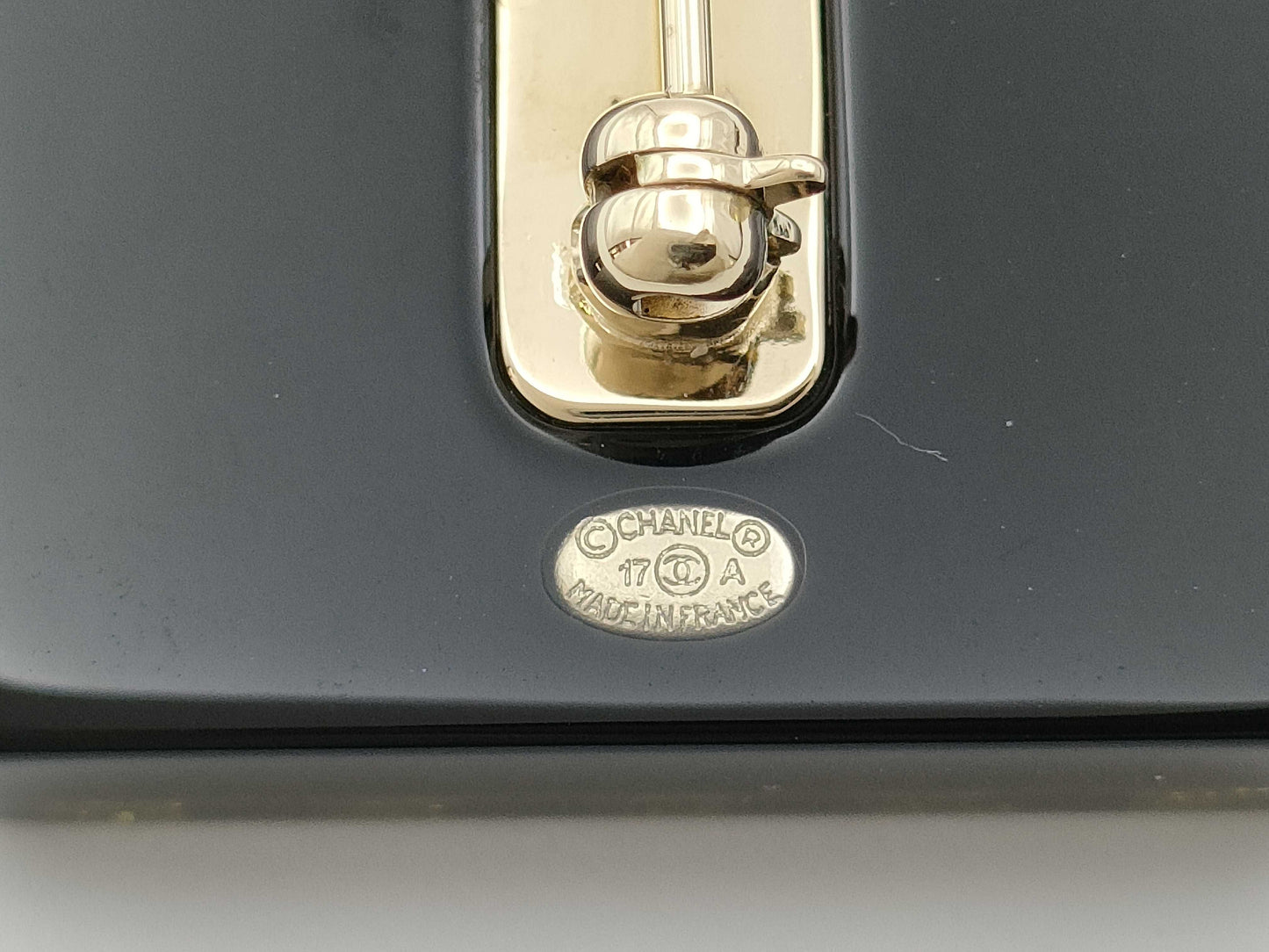 CHANEL No. 5 Perfume Bottle Brooch 17A Black Brooch