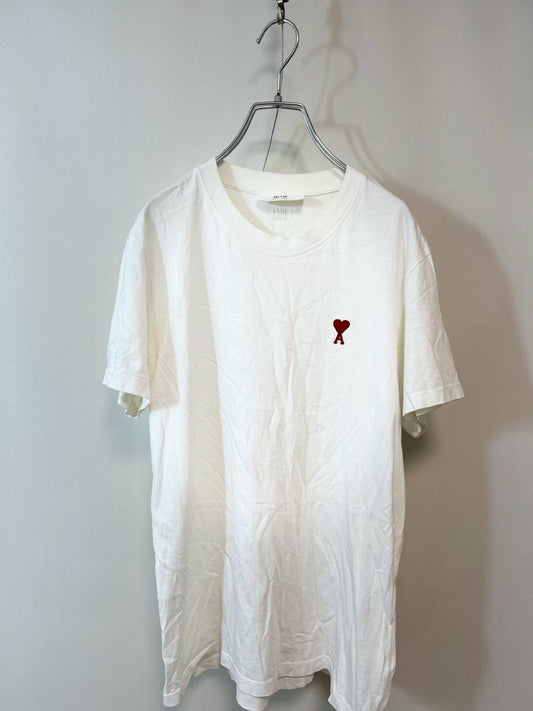 AMI PARIS Logo T-shirt, Cut and Sewn, JP Tag, Size S
