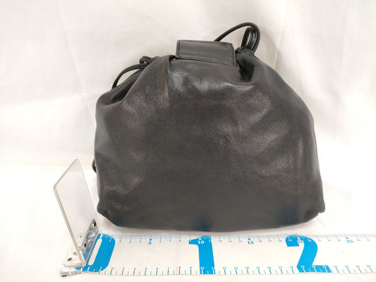 LOEWE Anagram Black Drawstring Shoulder Bag