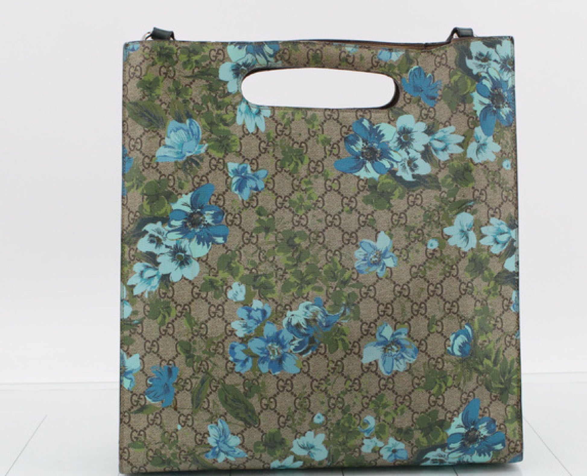 GUCCI GG Blooms Bee 2WAY Tote Bag with Strap and Bag