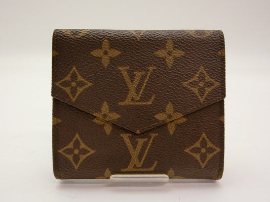 LOUIS VUITTON Monogram Porte Monnaie Double Hook Wallet