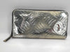 PRADA Hot Stamp Round Zip Wallet with Box