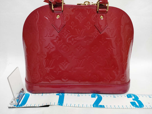LOUIS VUITTON Vernis Alma PM Rose M91693 Handbag