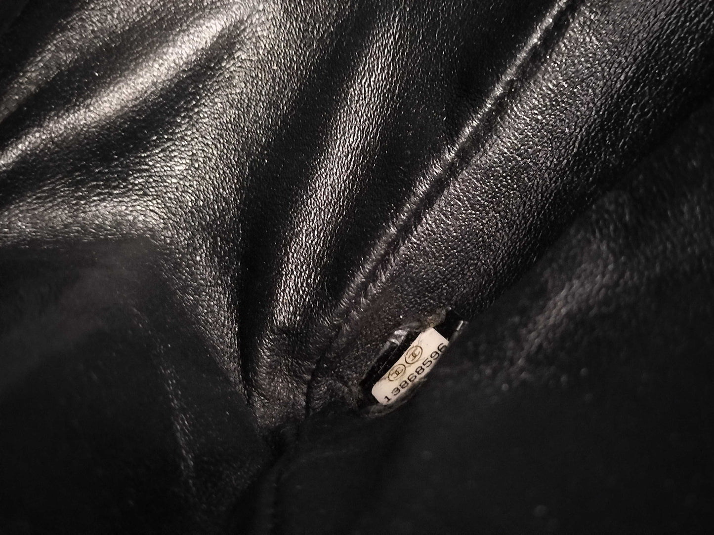CHANEL Matelasse 2.55 Patent Leather Chain Bag, Black Shoulder Bag