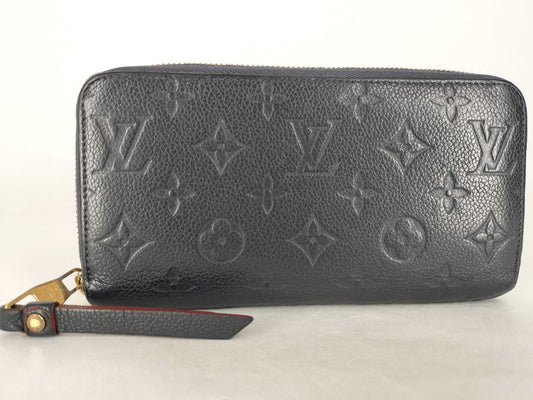 LOUIS VUITTON Unplanted Zippy Wallet Noir M61864 Wallet