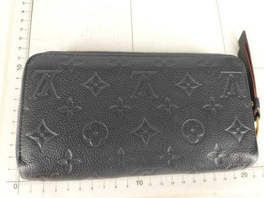 LOUIS VUITTON Unplanted Zippy Wallet Noir M61864 Wallet
