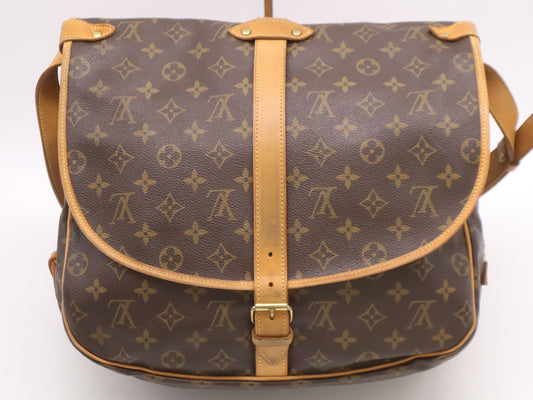 LOUIS VUITTON M42254 Monogram Saumur 35 Shoulder Bag