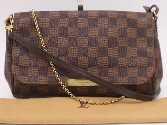 LOUIS VUITTON N41276 Damier Favorite PM Shoulder Bag