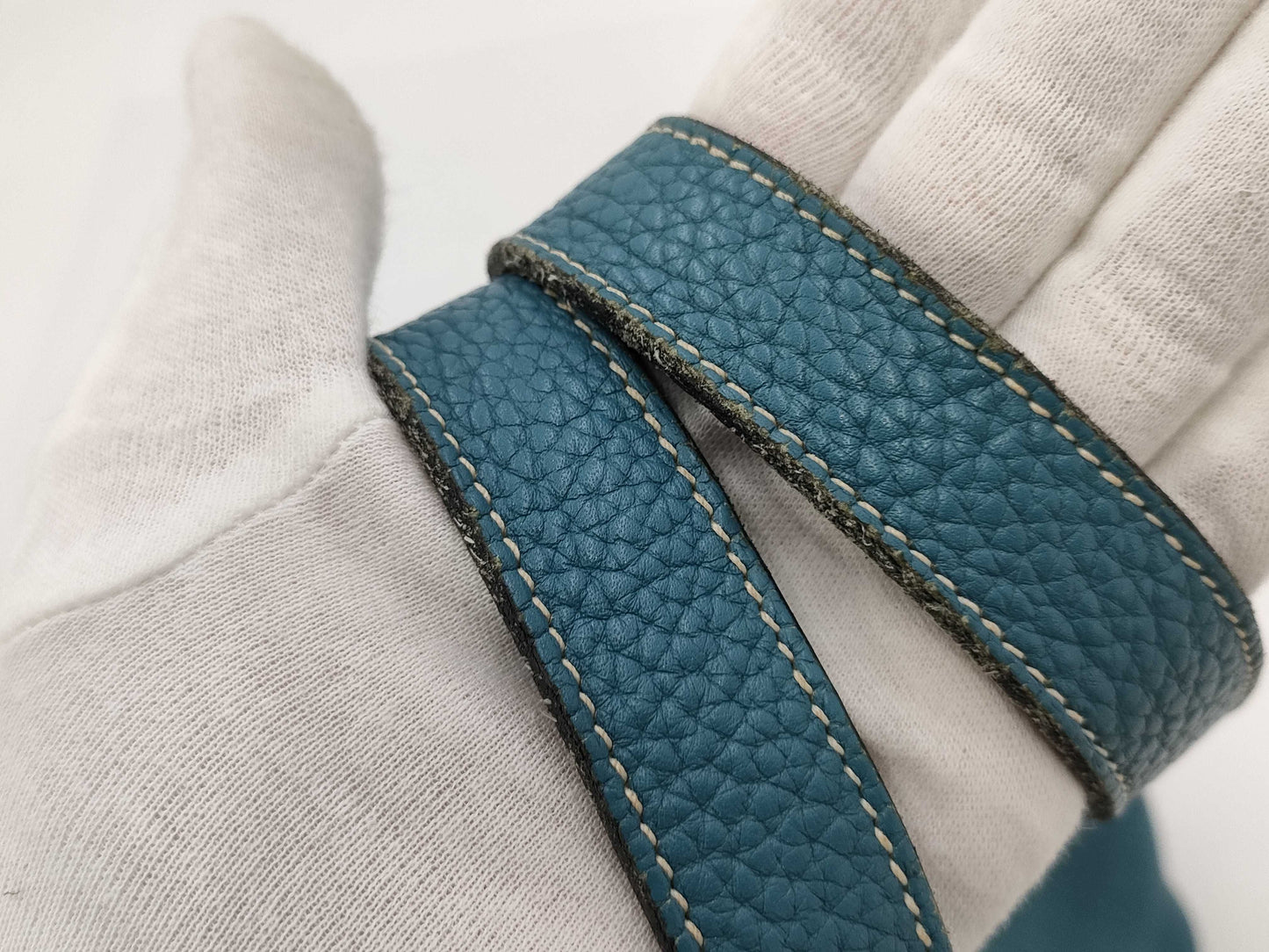 HERMES Picotin Lock PM Taurillon Clemence Blue Handbag