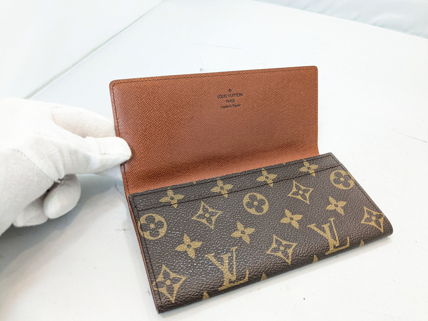 LOUIS VUITTON M61818 Monogram Porte Yen 3 Carte Credit Cards CA0994 Wallet