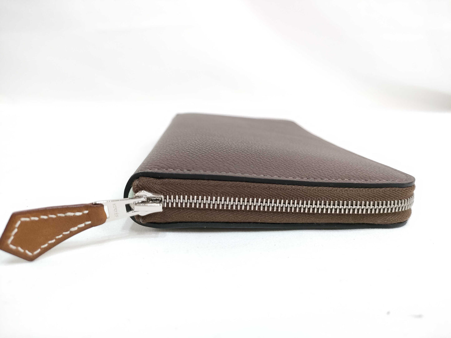 HERMES SLG AZAP SILK-IN LONG WALLET B STAMP EVERCOLOR Wallet