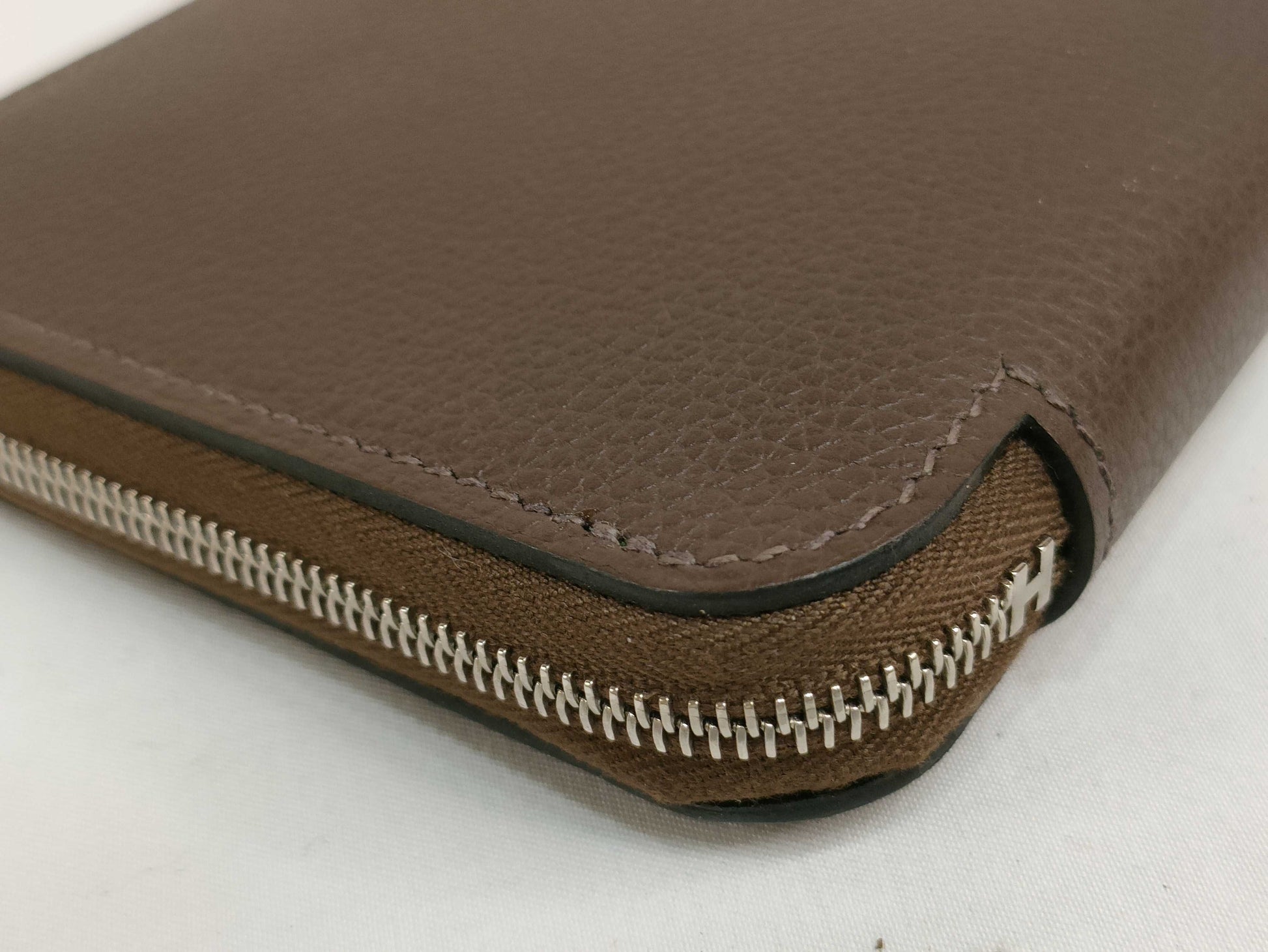 HERMES SLG AZAP SILK-IN LONG WALLET B STAMP EVERCOLOR Wallet
