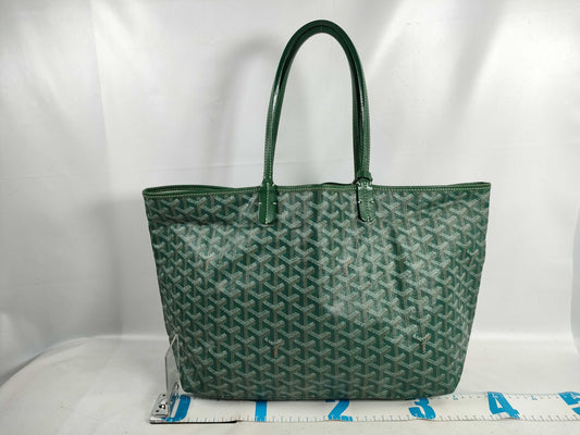GOYARD Saint Louis PM Green Tote Bag