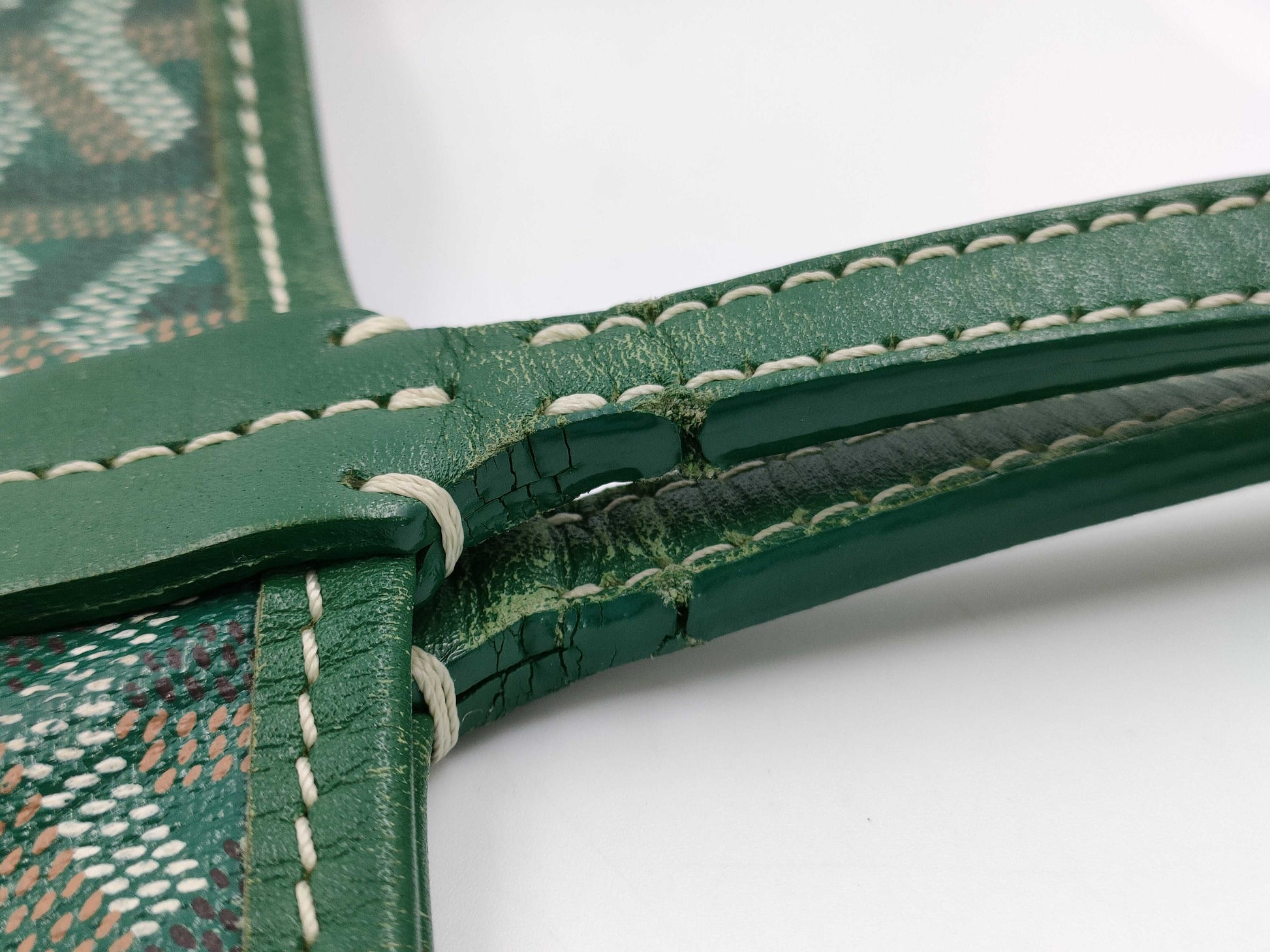 GOYARD Saint Louis PM Green Tote Bag