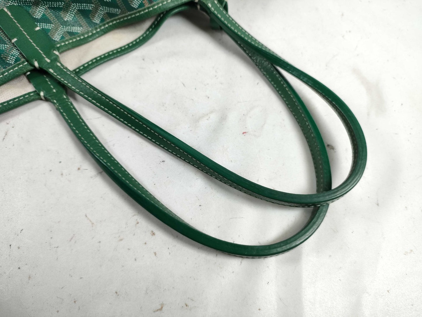 GOYARD Saint Louis PM Green Tote Bag
