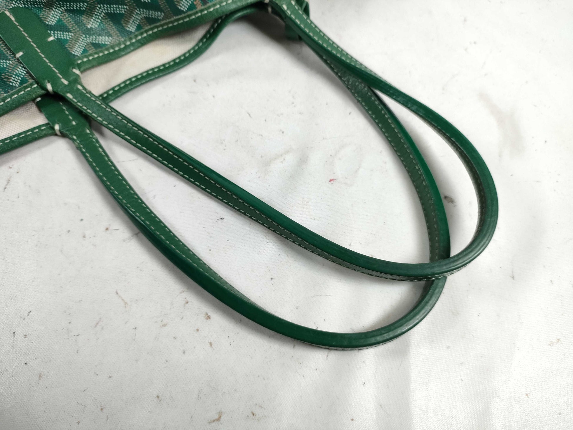 GOYARD Saint Louis PM Green Tote Bag