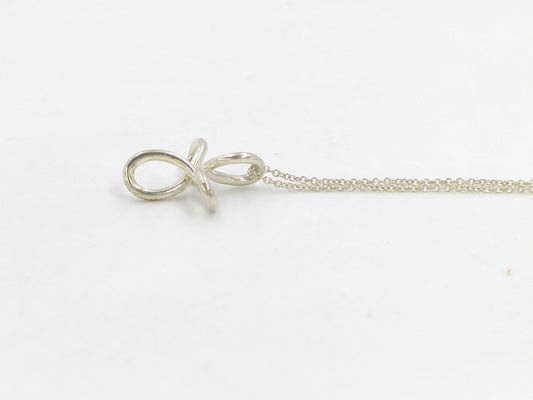 Tiffany&Co. Tiffany Necklace Open Cross 925