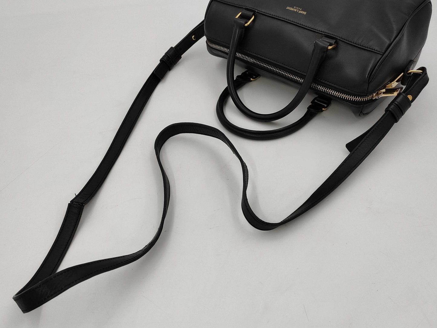 SAINT LAURENT Baby Duffle Bag Black Handbag
