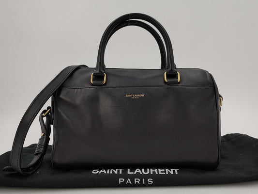 SAINT LAURENT Baby Duffle Bag Black Handbag