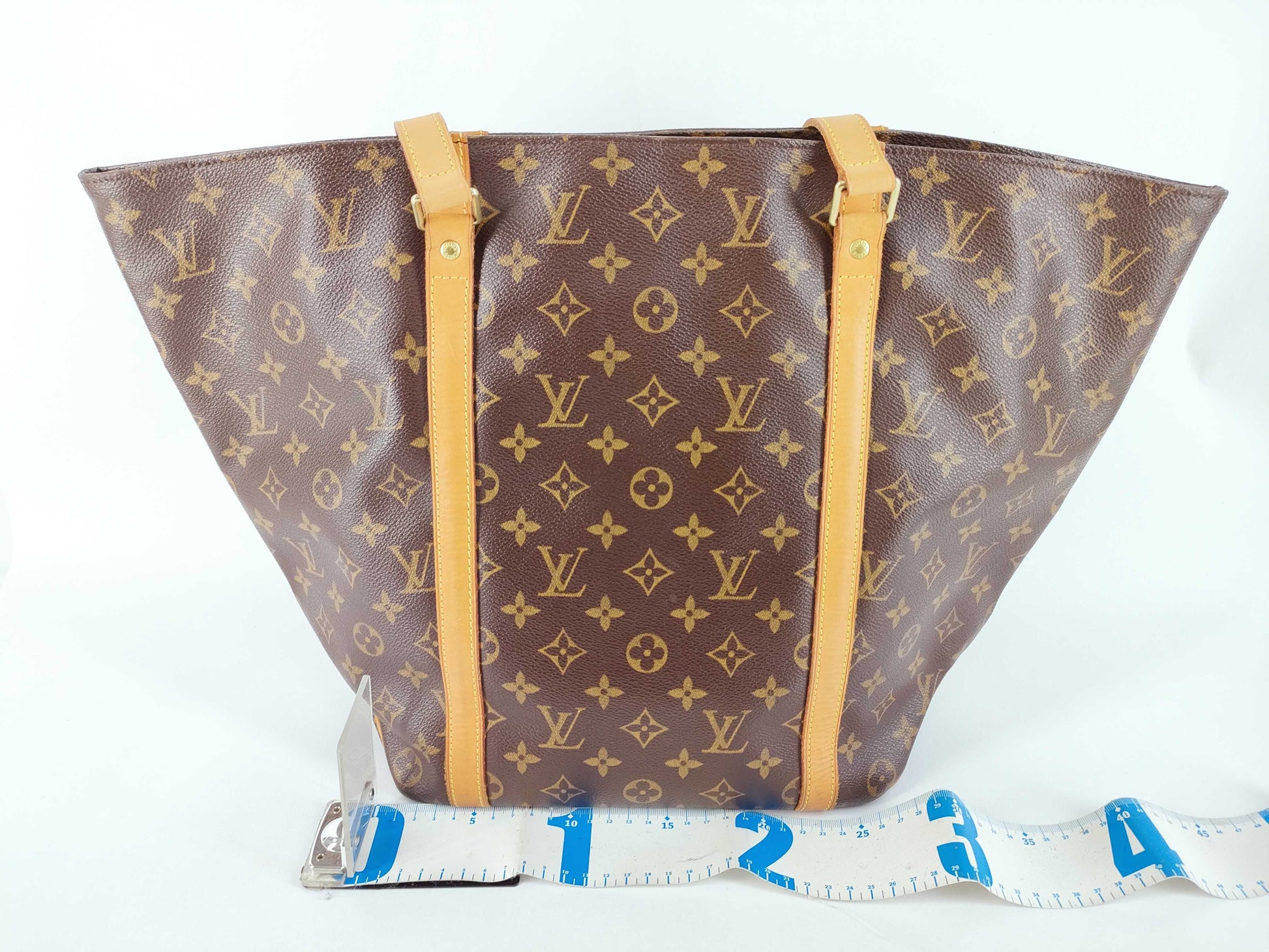 LOUIS VUITTON Vuitton Monogram Sack Shopping M51108 MB1002 Brown Tote Bag