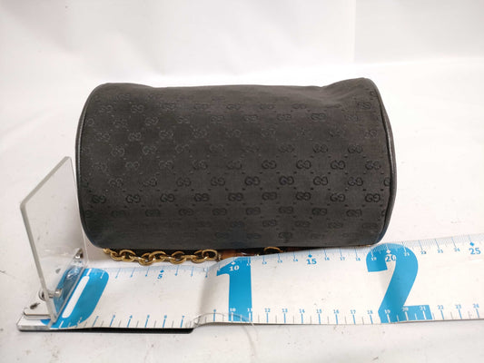 GUCCI GUCCi Bamboo Chain GG Pattern Shoulder Bag