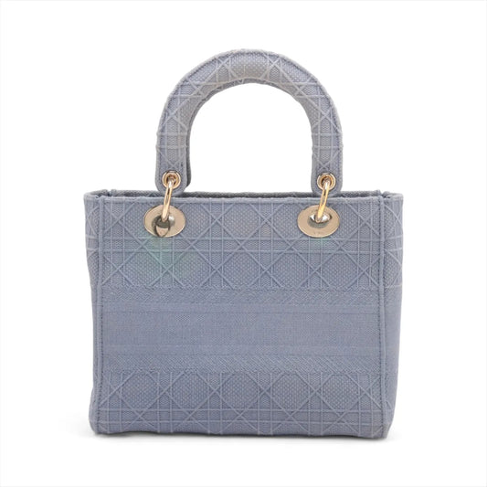Dior Christian Dior Lady Dee-Lite Medium Canvas Dust Bag Handbag