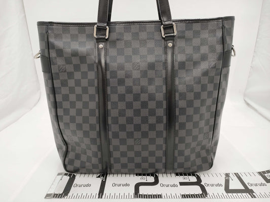 LOUIS VUITTON Damier Graphite Louis Vuitton Damier Graphite Tadao Handbag