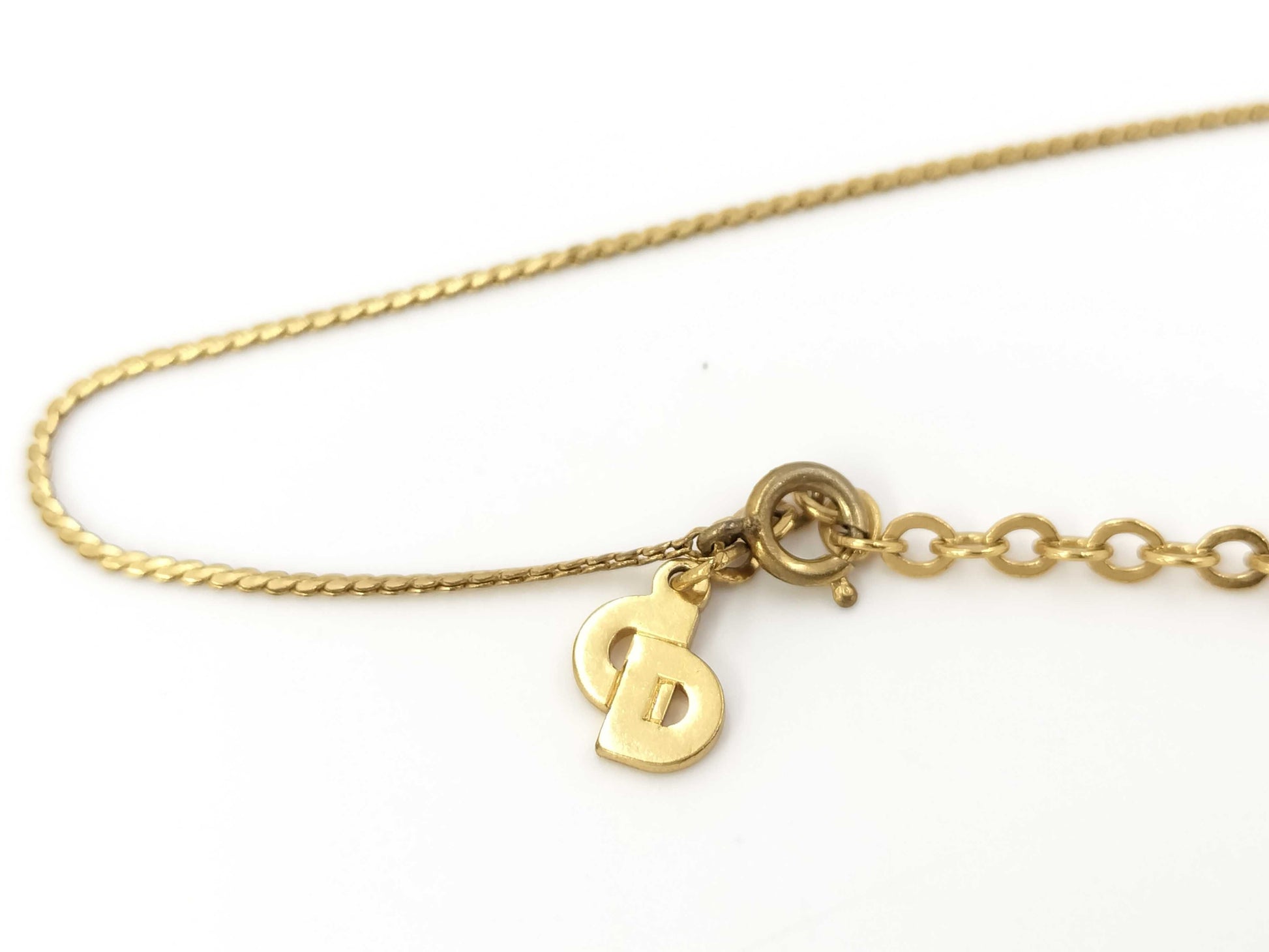 Dior Padlock Motif Necklace