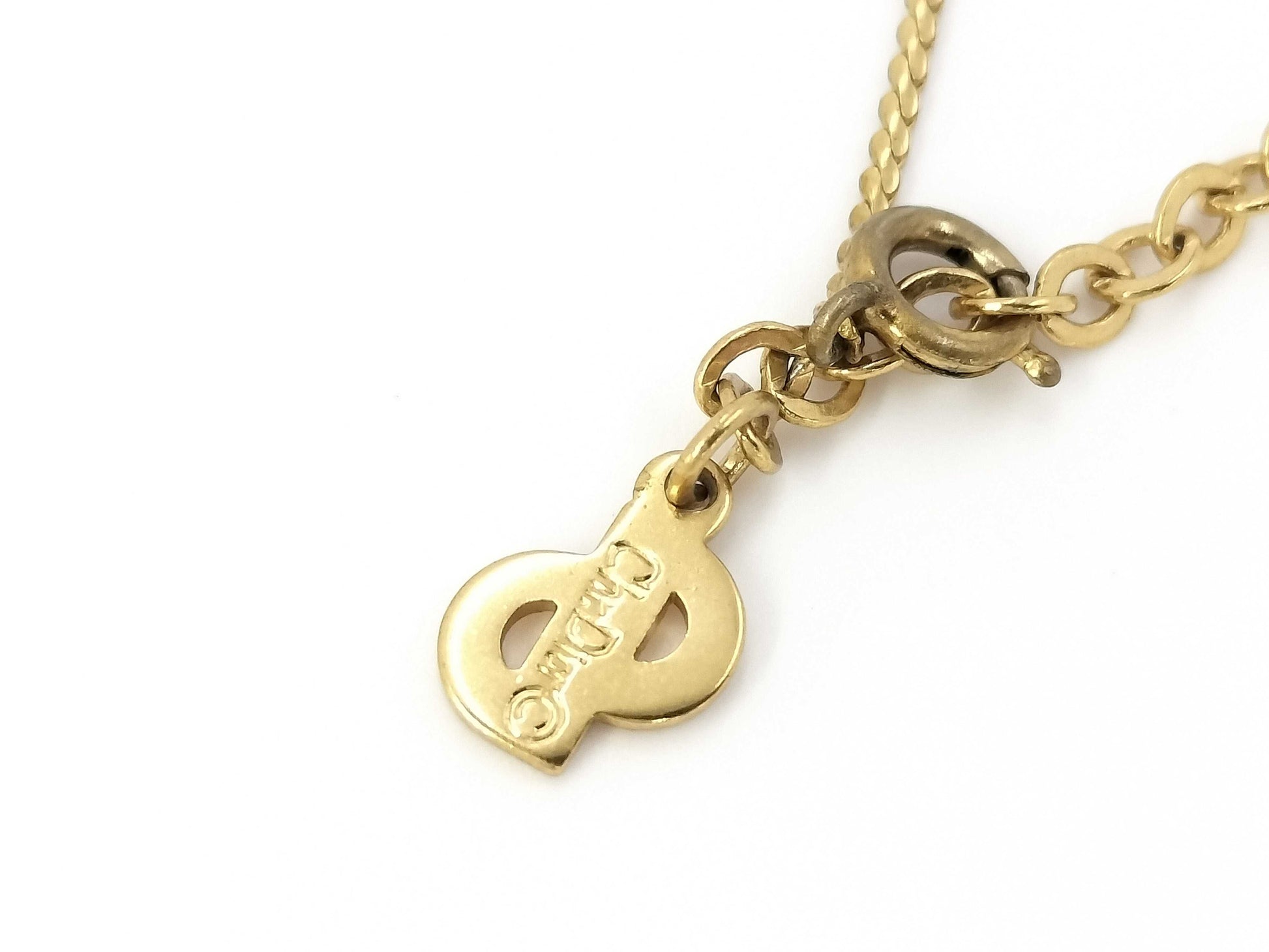 Dior Padlock Motif Necklace