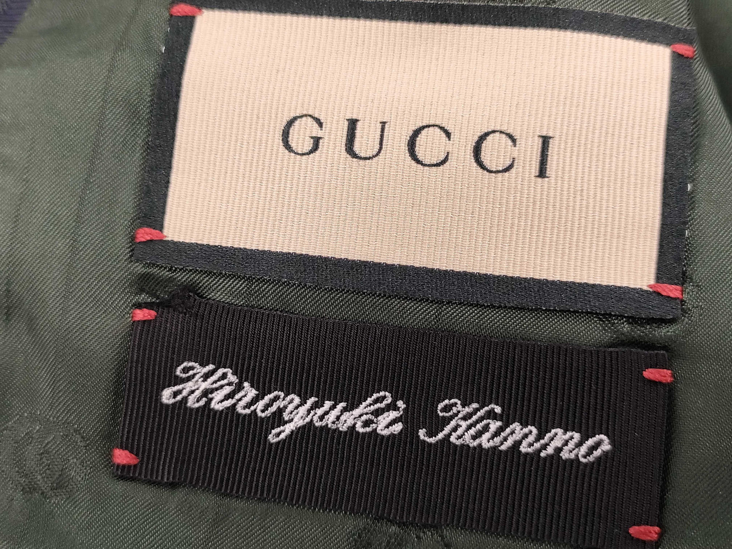 GUCCI Gucci Set, Mohair and Wool, Dark Green, Size 54, Other Apparel