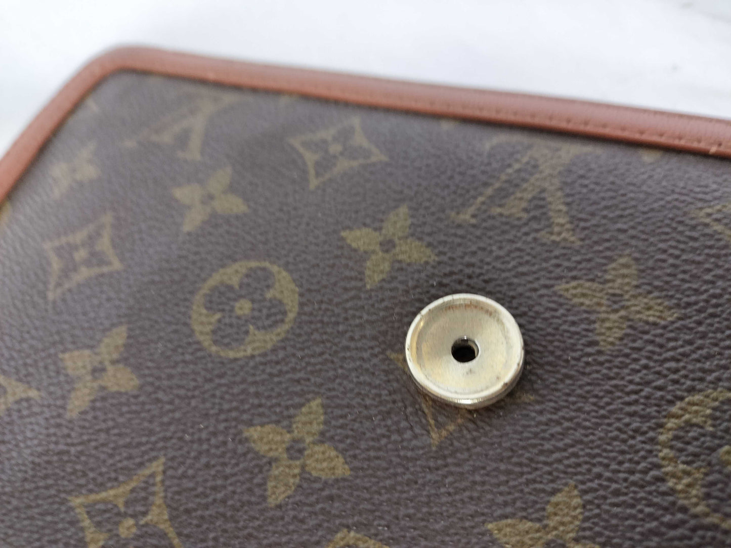 LOUIS VUITTON Monogram LV Push Lock Second Bag