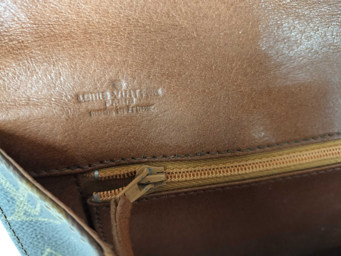 LOUIS VUITTON Monogram LV Push Lock Second Bag