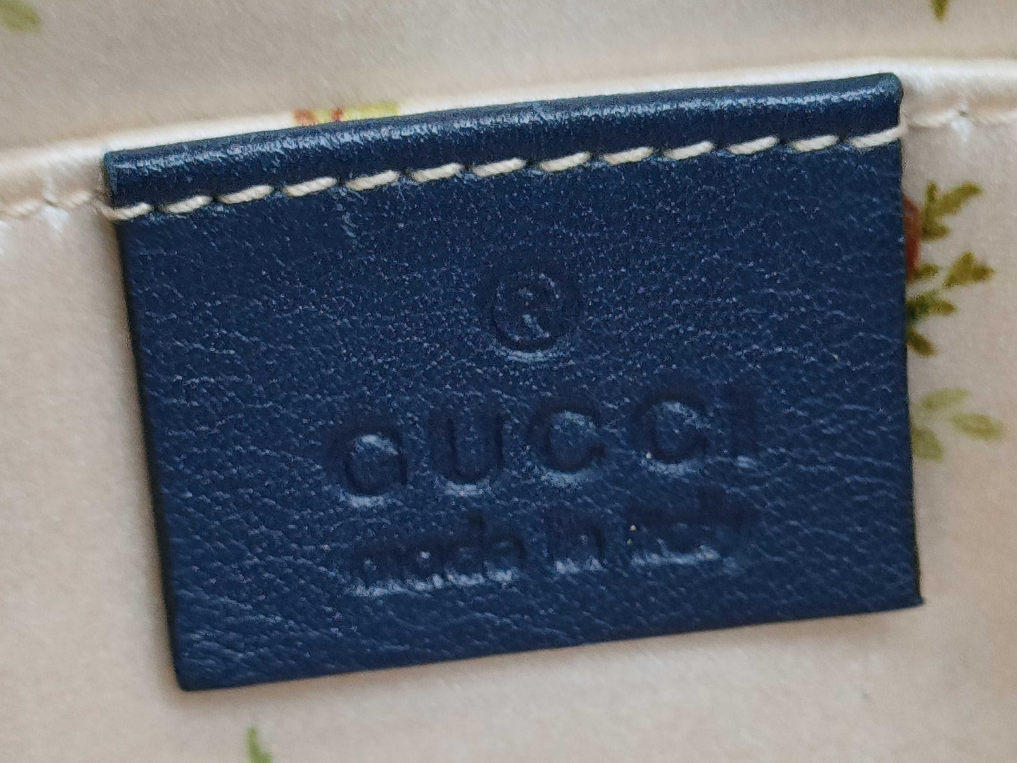 GUCCI 447632 GG Marmont Denim Small Shoulder Bag with Dust Bag