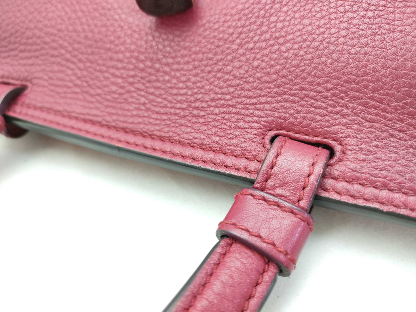 GUCCI Bamboo Everyday Leather Top Handle Bag Handbag