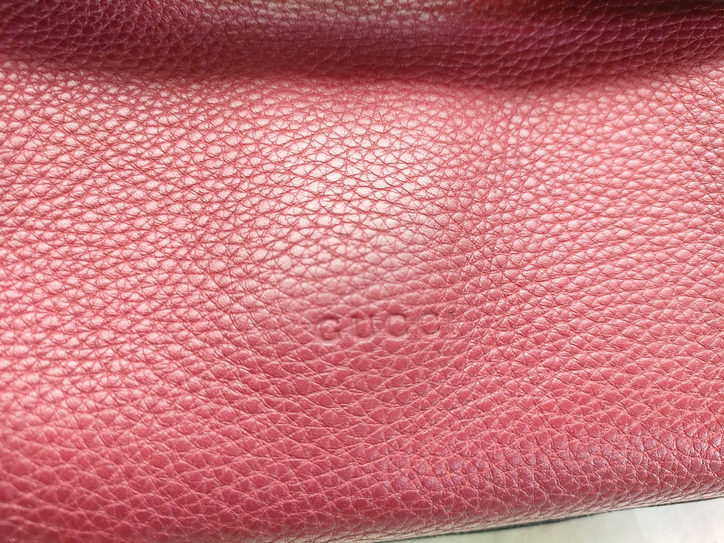 GUCCI Bamboo Everyday Leather Top Handle Bag Handbag