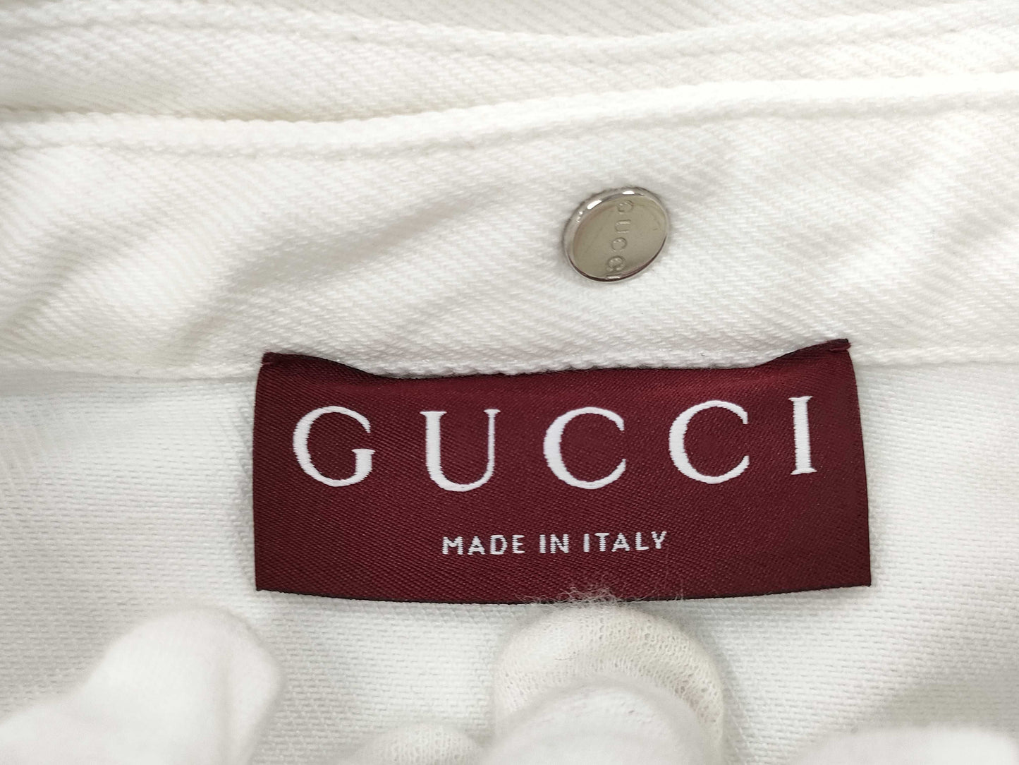 Unused Gucci Cotton Denim Jacket with Tags, Size 40