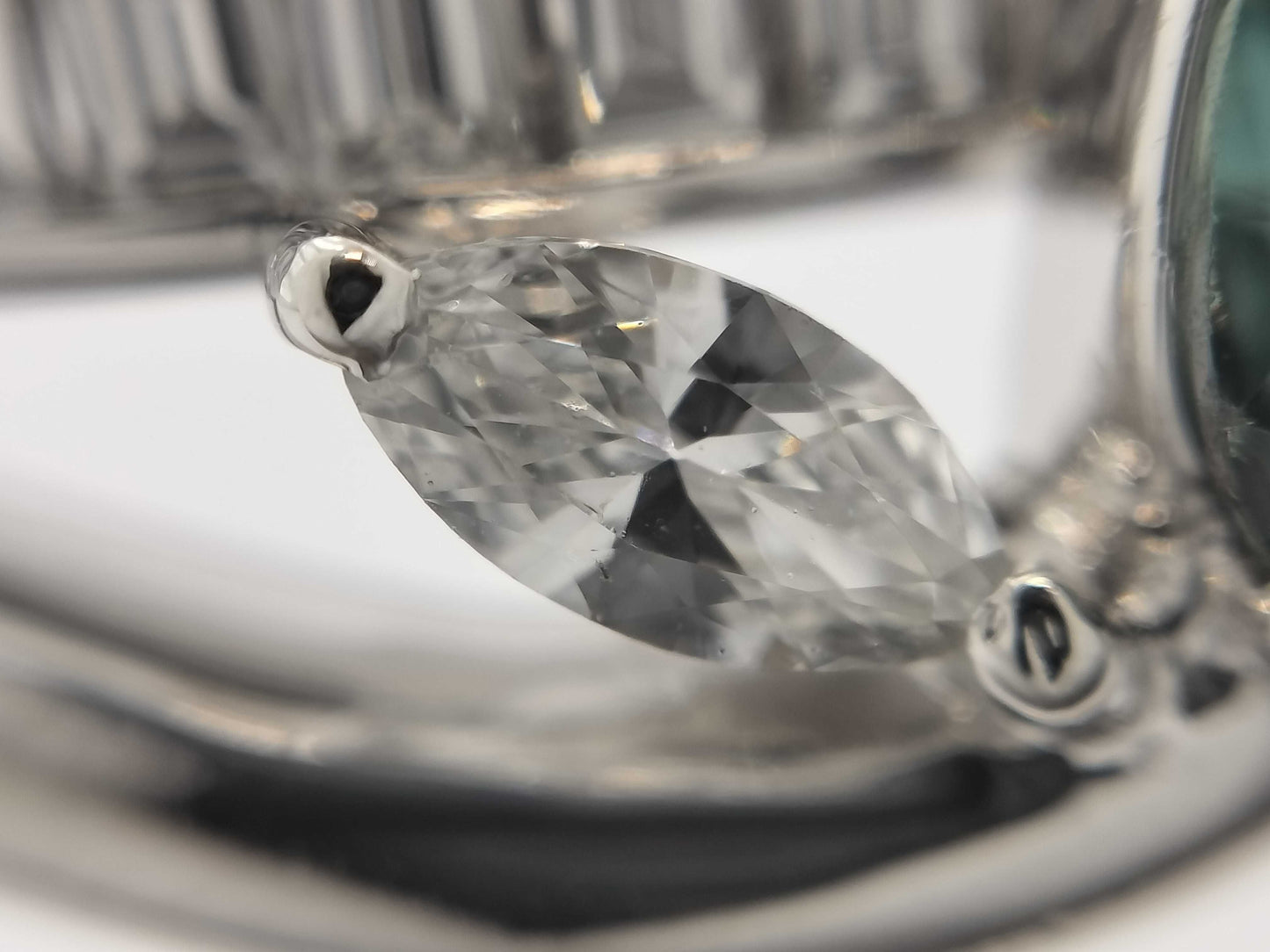 AX 0.72ct D 0.40ct PT900 8.0g Ring