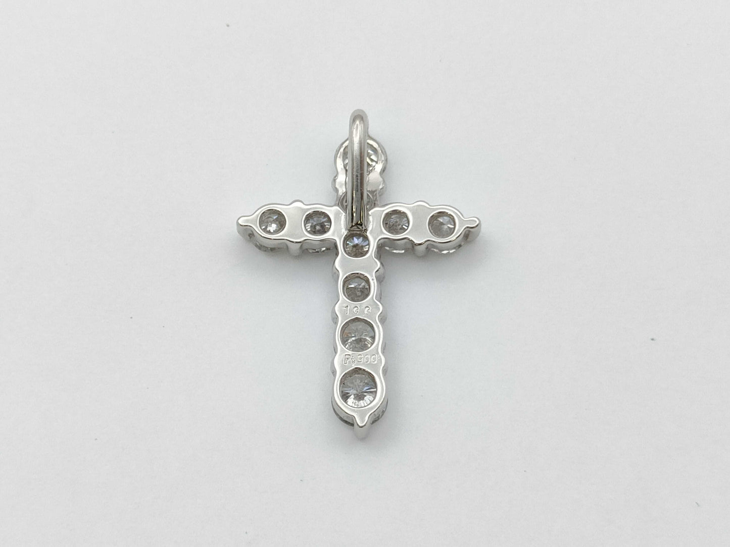 D1.00ct PT900 2.0g Pendant Top