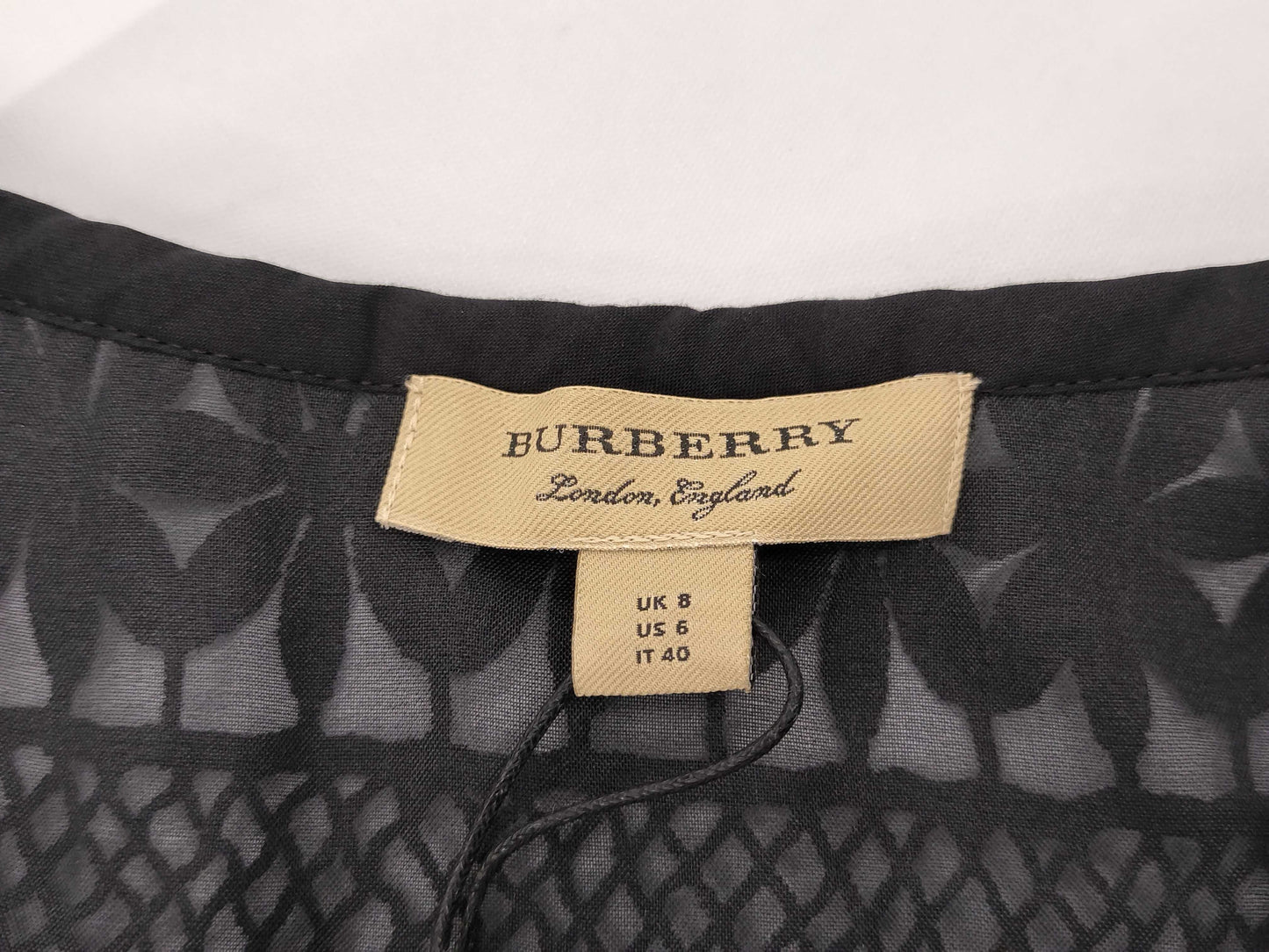 BURBERRY Black Dress 8 Dress