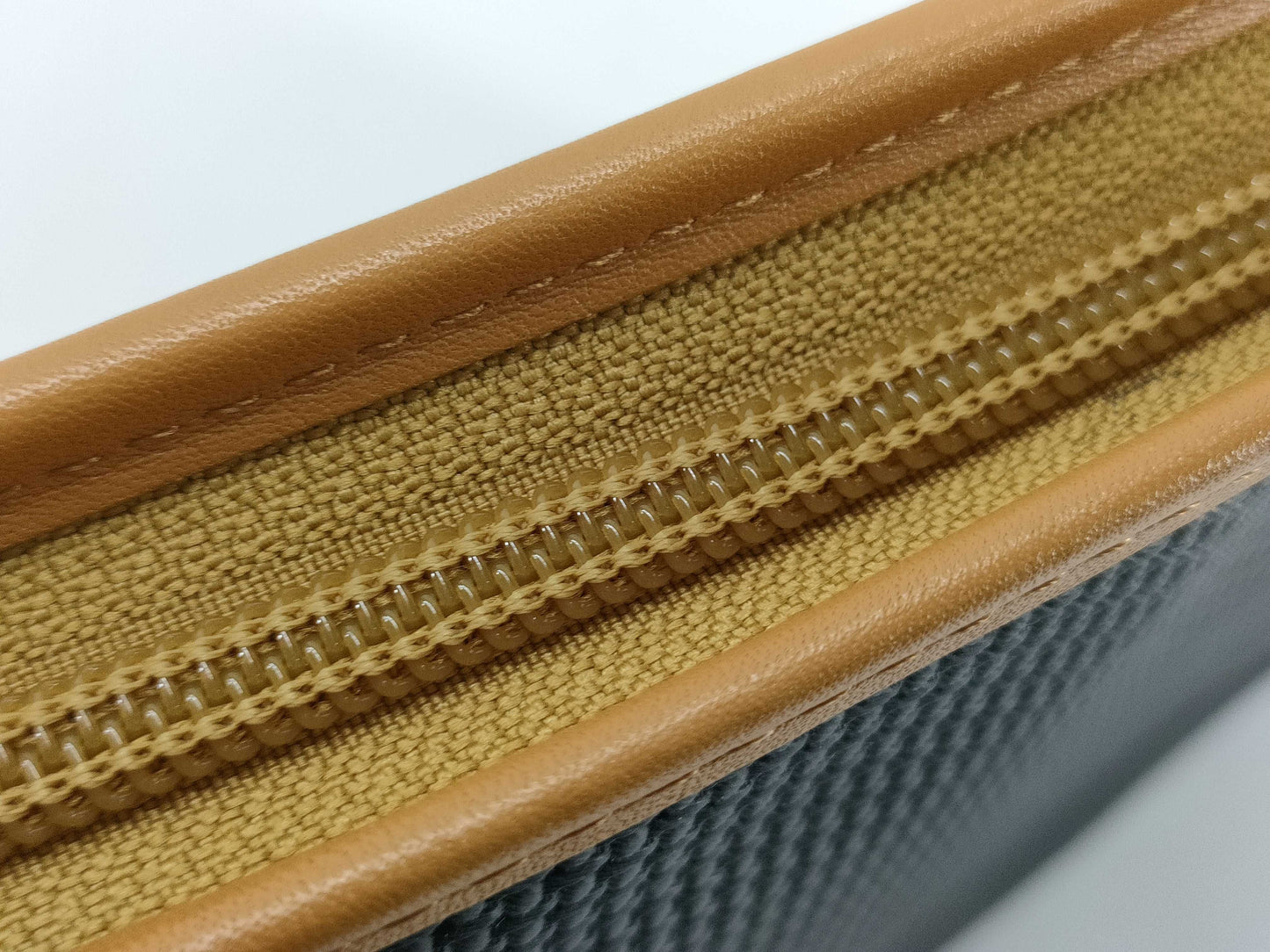 (10309_0073) Yves Saint Laurent PVC x Canvas Clutch Bag Second Bag