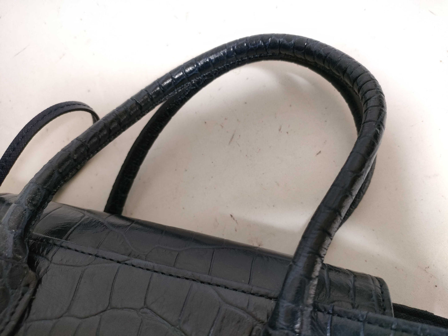 ADMJ Crocodile Embossed Handbag