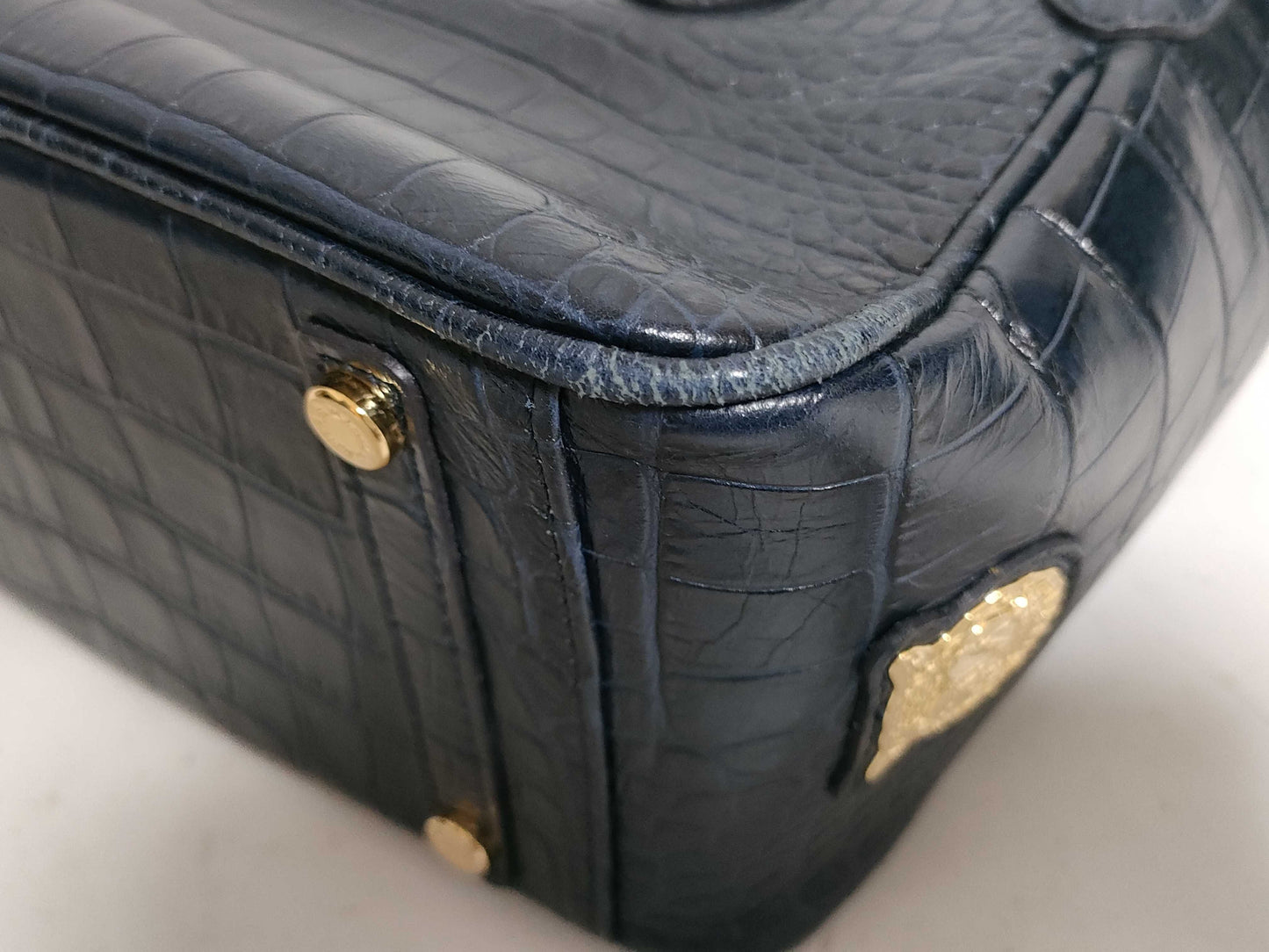 ADMJ Crocodile Embossed Handbag