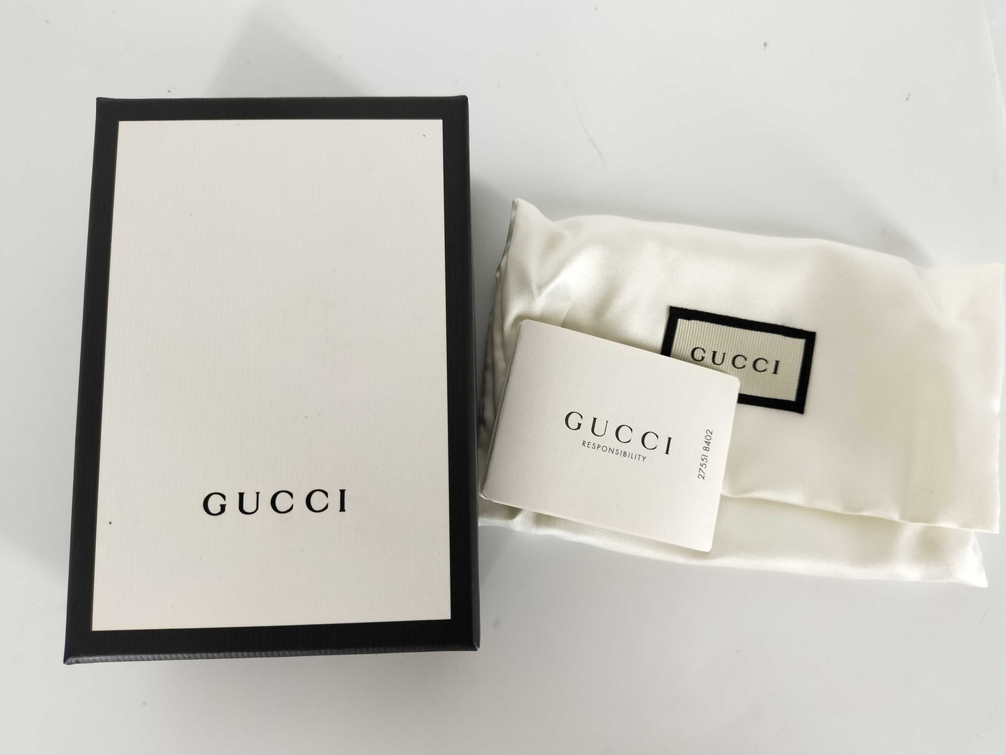 GUCCI Guccissima 138093 Guccissima Key Case Black Key Case/Key Holder