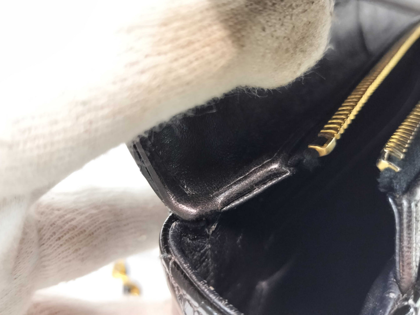 CHANEL Matelasse CHANEL Vintage Matelasse Coco Mark Turn Lock Black Gold Hardware Patent Leather Backpack